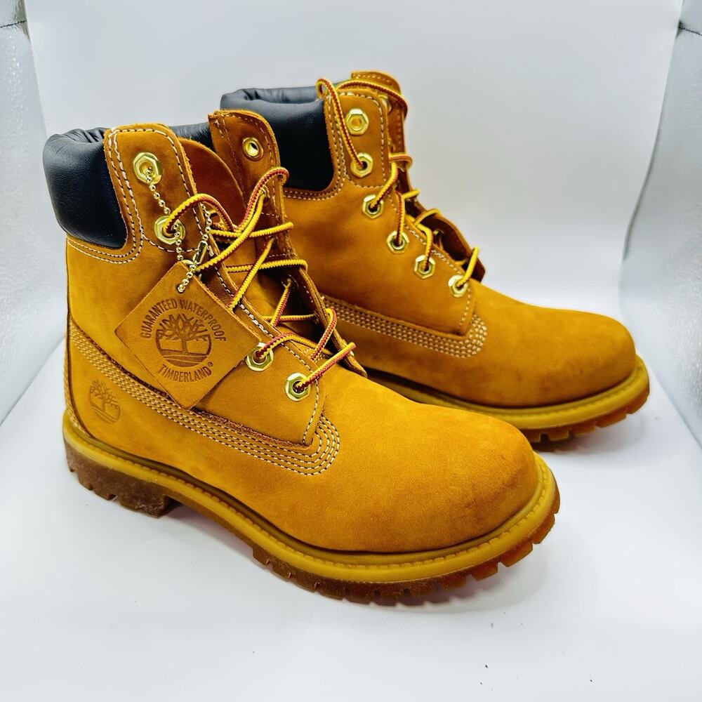 Timberland Premium 6 Inch Boots Color Wheat Nubuck Women's Size 5.5 / EU 36
